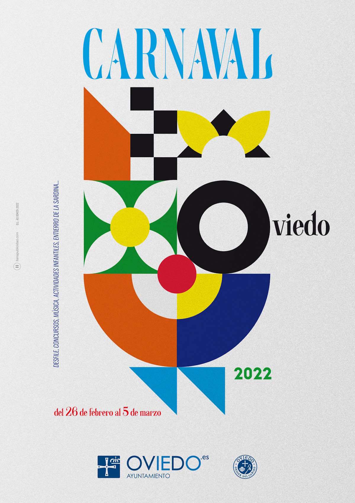 Cartel del Carnaval de Oviedo 2022
