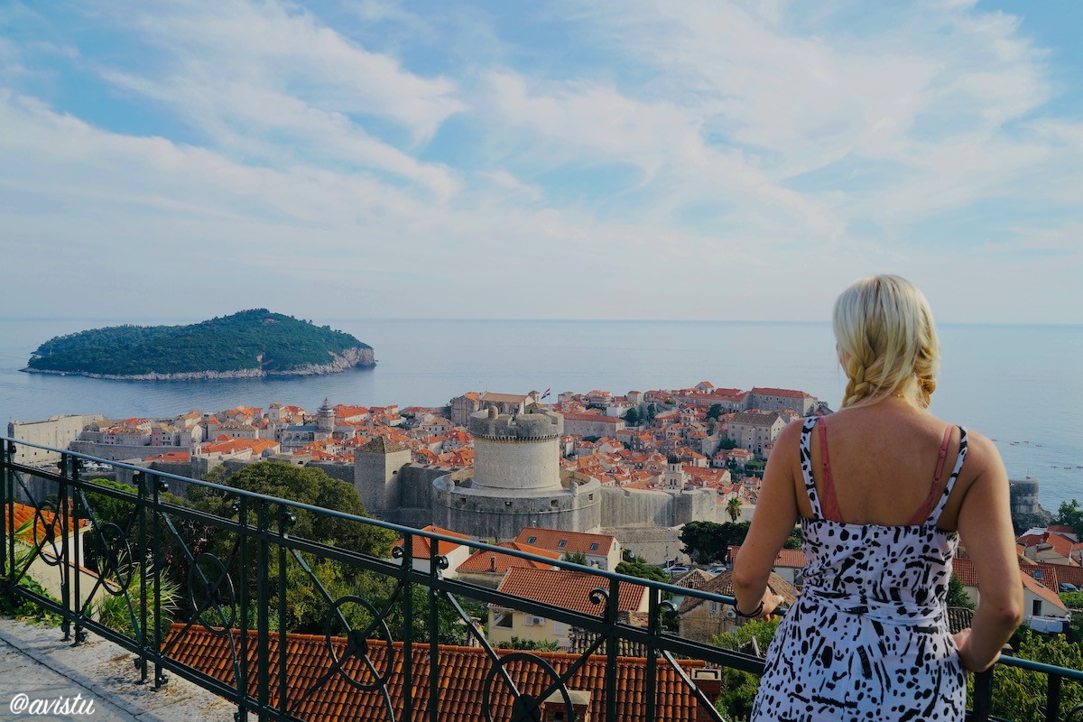 Dubrovnik desde un mirador junto a nuestro alojamiento