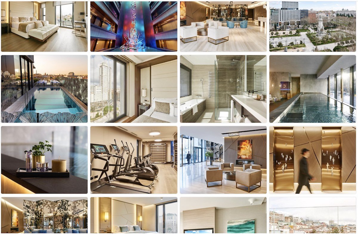 Habitaciones y Hotel VP Plaza España Design en Madrid