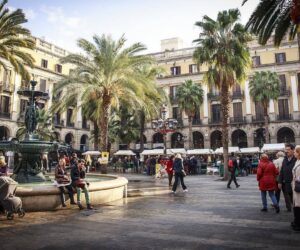 Plaza Real en Barcelona. Imagen: Pixabay