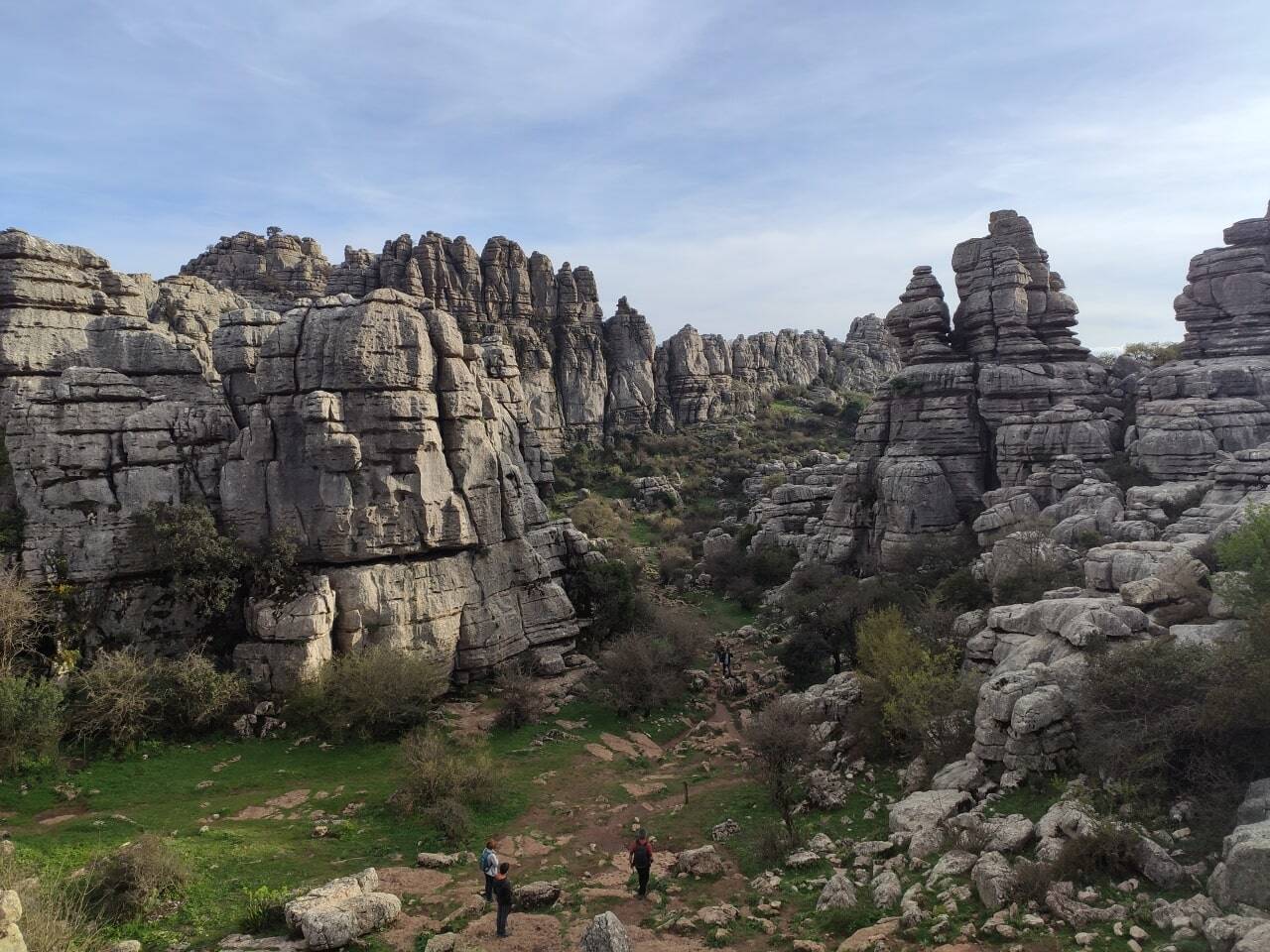 senderismo en el torcal de antequera