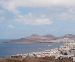 Las Palmas de Gran Canaria desde el Mirador del Cardón