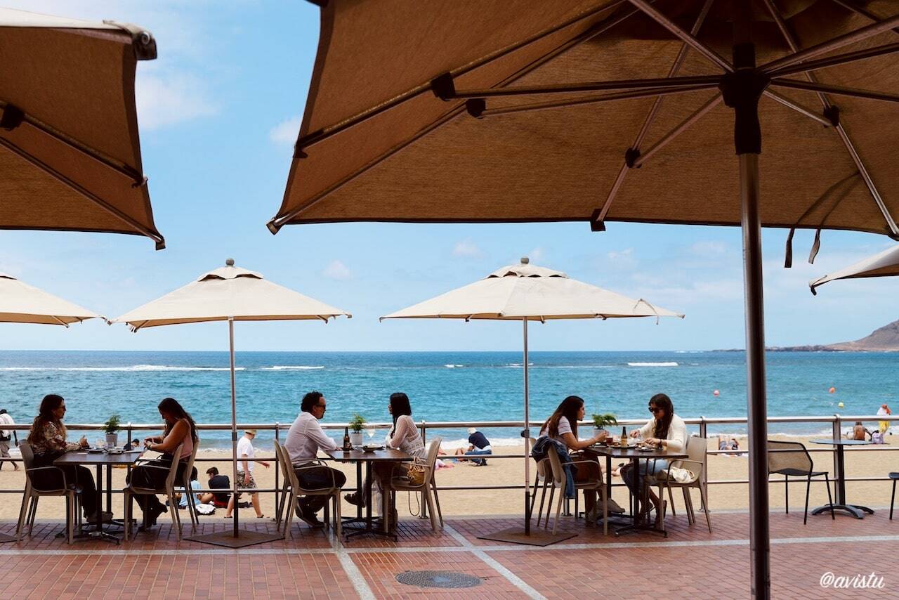 Paseo Marítimo junto a la Playa de las Canteras, Las Palmas de Gran Canaria [(c)Foto: @avistu]