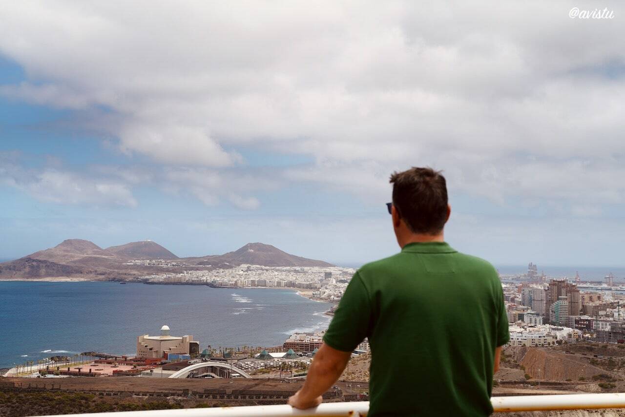 Las Palmas de Gran Canaria desde el Mirador del Cardón [(c) Foto: @avistu]