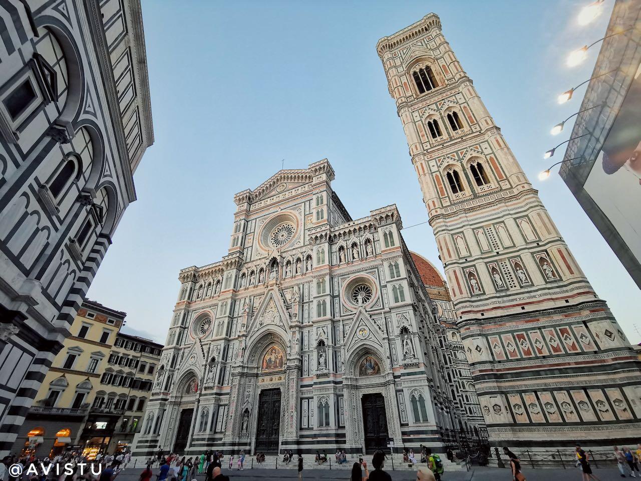 Baptisterio Catedral y Campanario en Florencia [(c) Foto: @avistu]