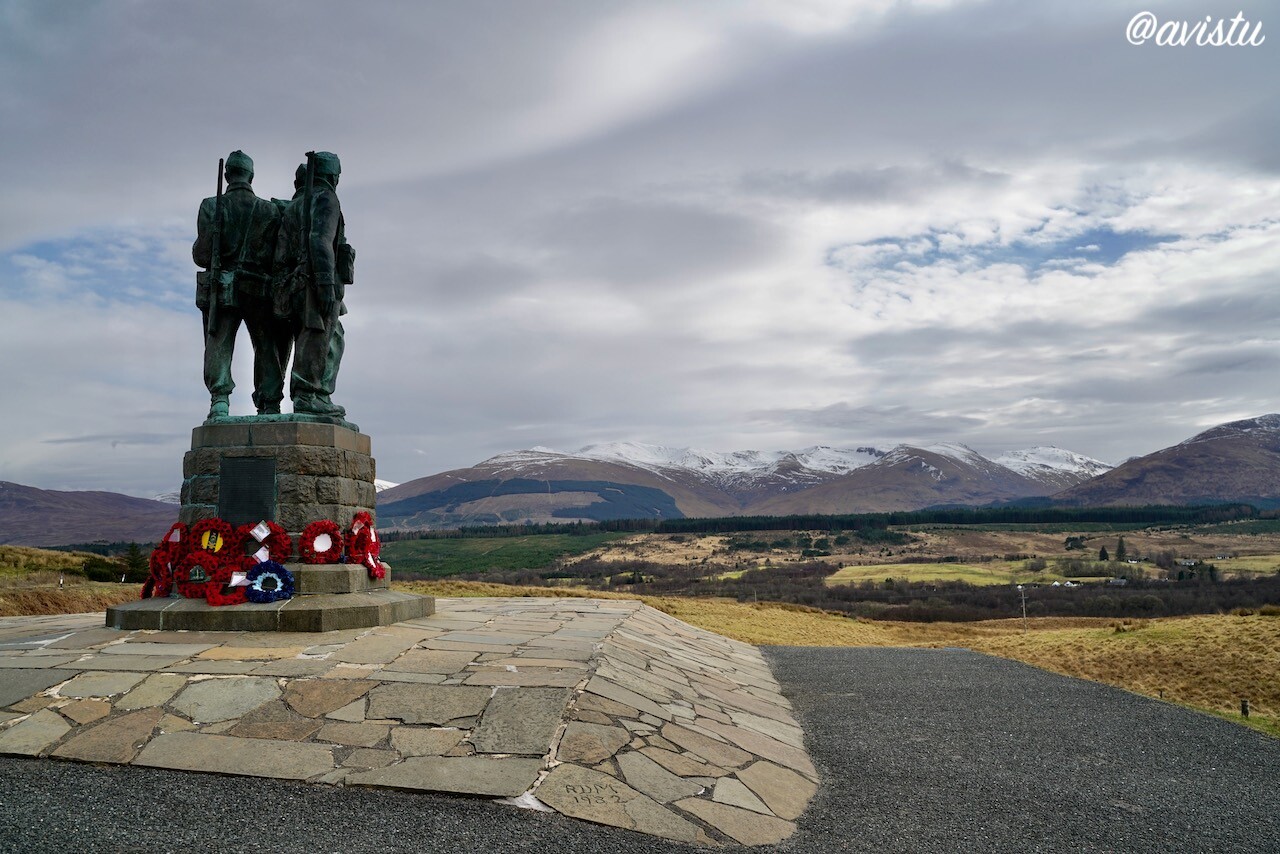 Commando Memorial en las Highlands [(c)Foto: @avistu]