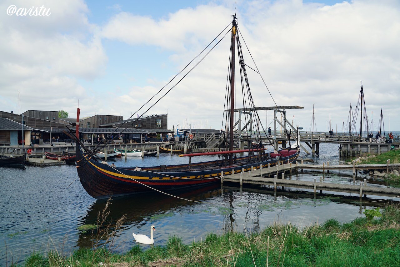 Uno de los barcos del Museo Vikingo de Roskilde en Dinamarca [(c)Foto: @avistu]