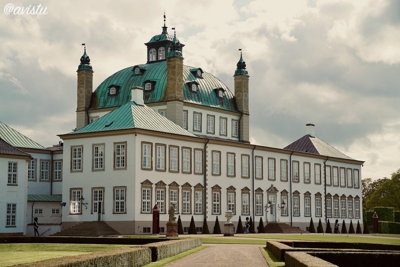 El Palacio Real de Fredensborg en Dinamarca [(c)Foto: @avistu]