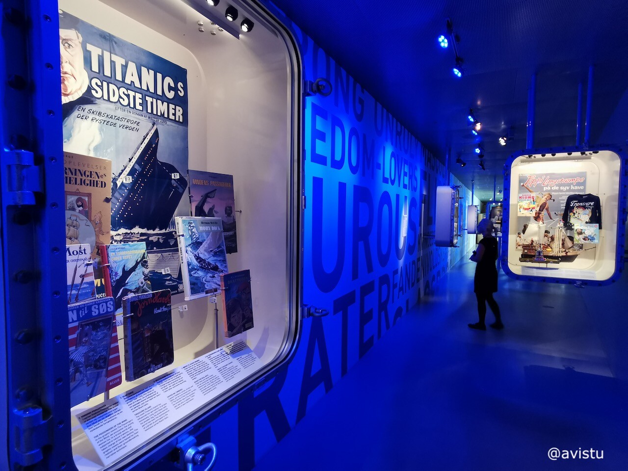 Una de las salas de exposición del Museo Marítimo de Dinamarca en Elsinor [(c)Foto: @avistu]
