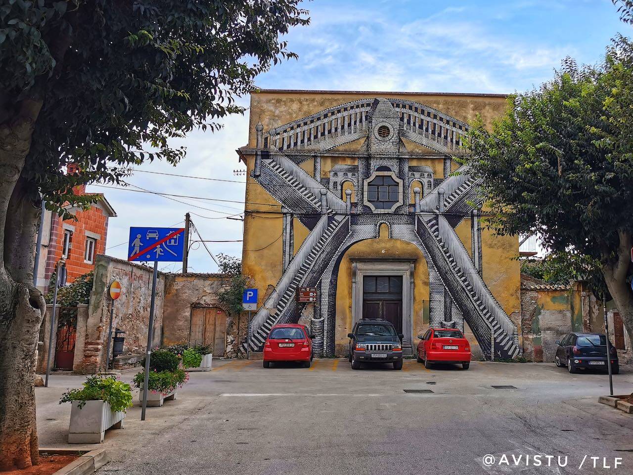 Uno de los murales en Vodnjan, Istria, Croacia [(c)Foto: @avistu]