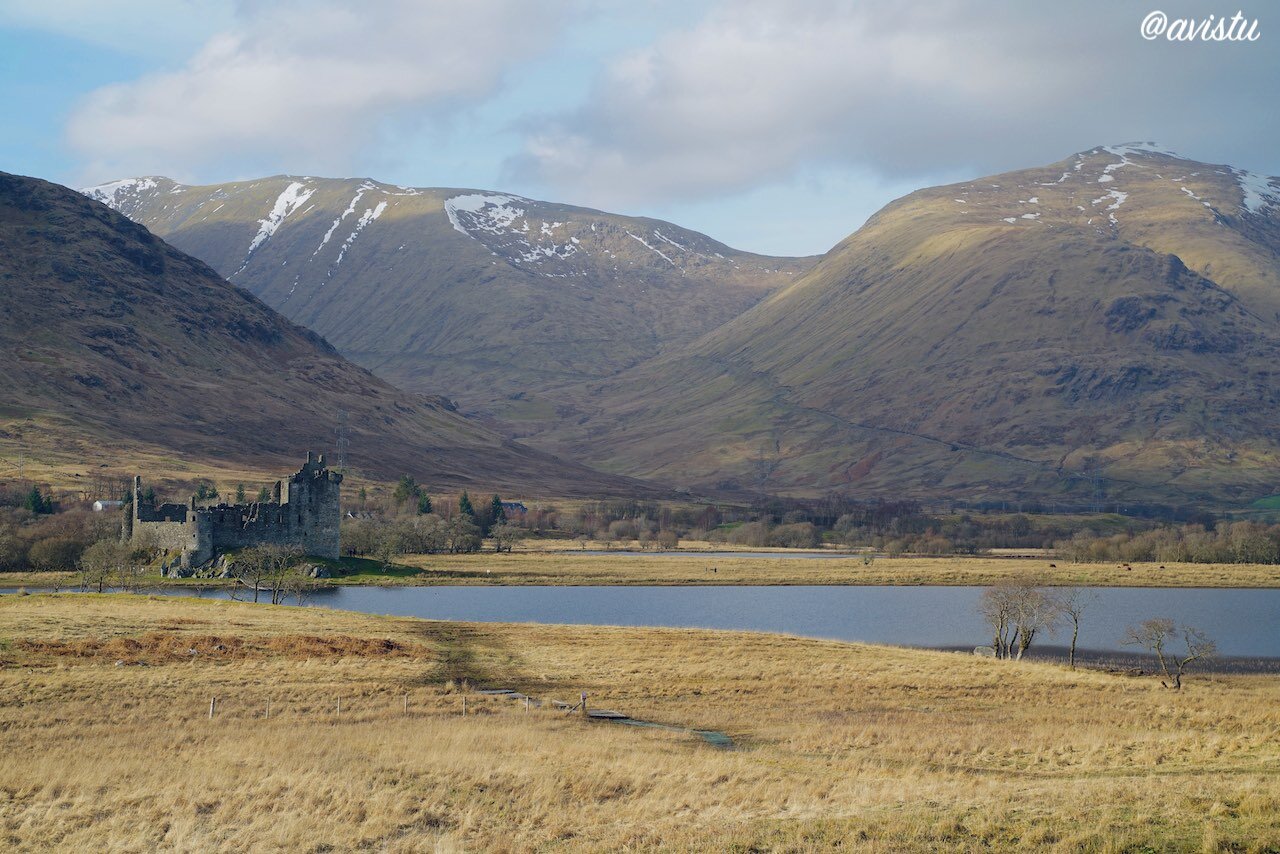 Castillo de Kilchurn, Highlands, Escocia [(c)Foto: @avistu]