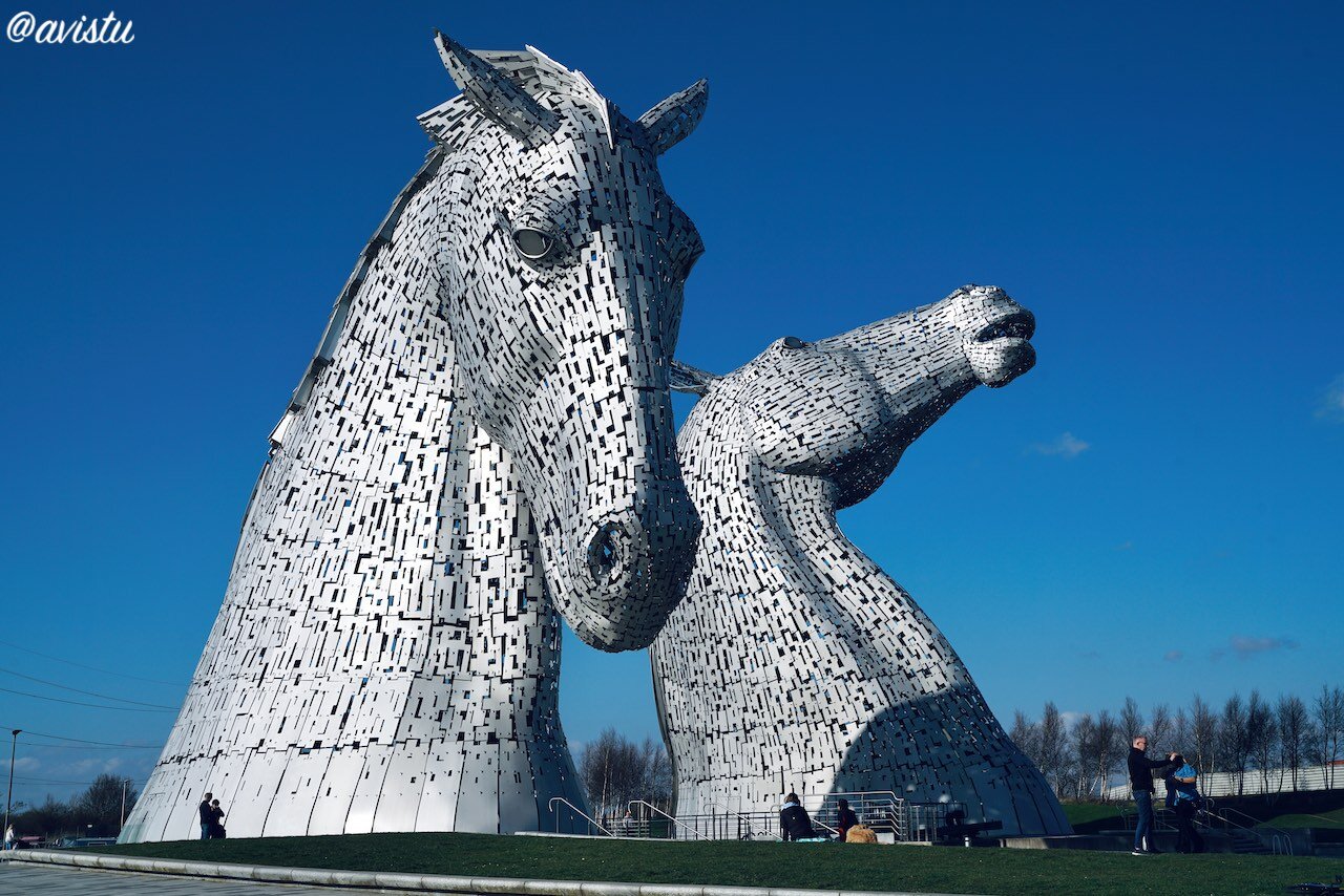 The Kelpies en Escocia (c)Foto: @avistu]
