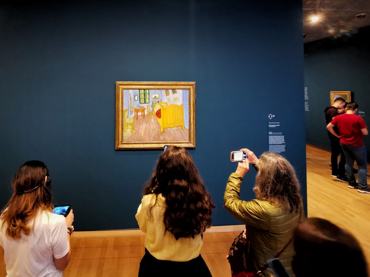 "El Dormitorio", obra de Van Gogh, expuesta en el Museo de Van Gogh en Amsterdam [(c)Foto: @avistu]