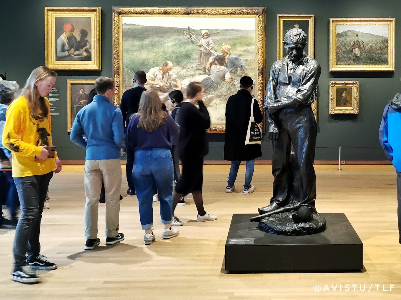 En este hall podemos ver algunos de los autores que inspiraron a Van Gogh [(c)Foto: @avistu]