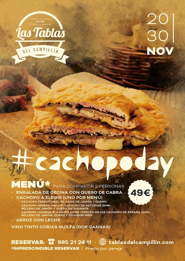 Cartel del Menú Cachopo Day 2023