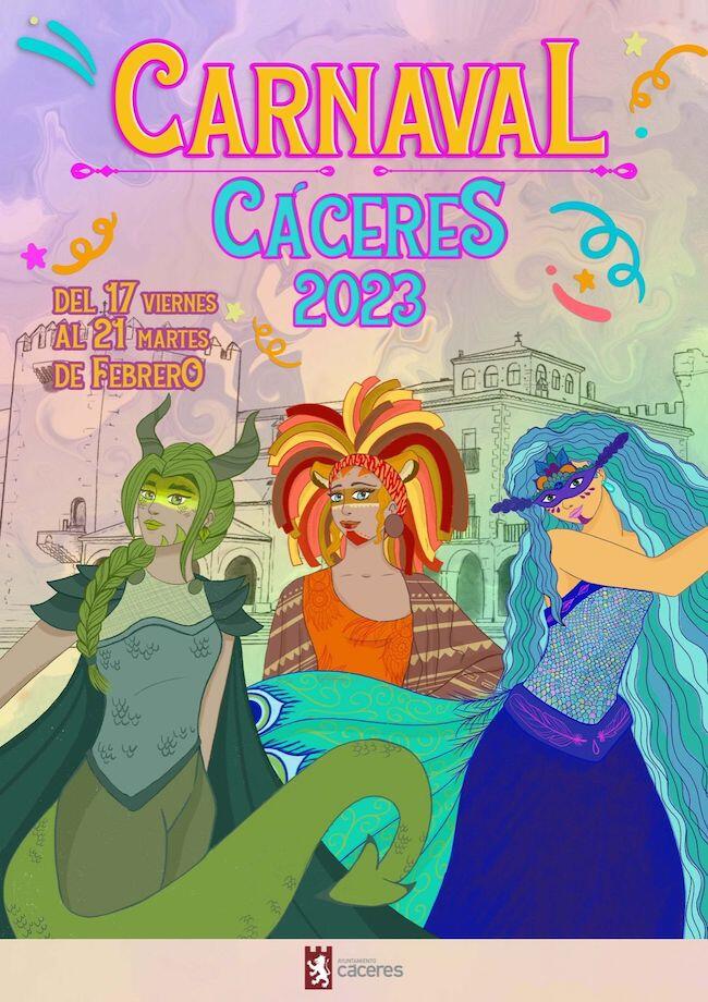 Cartel del Carnaval de Caceres 2023