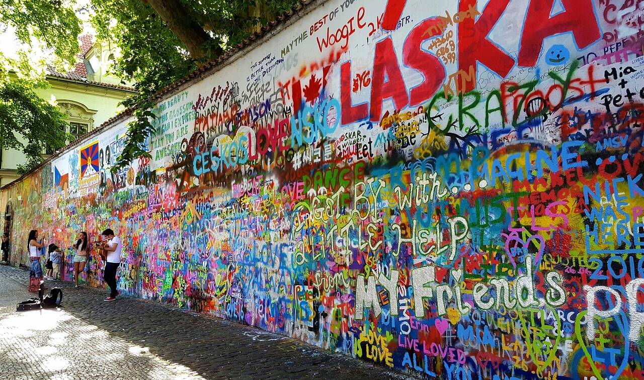 Muro de Lennon Praga