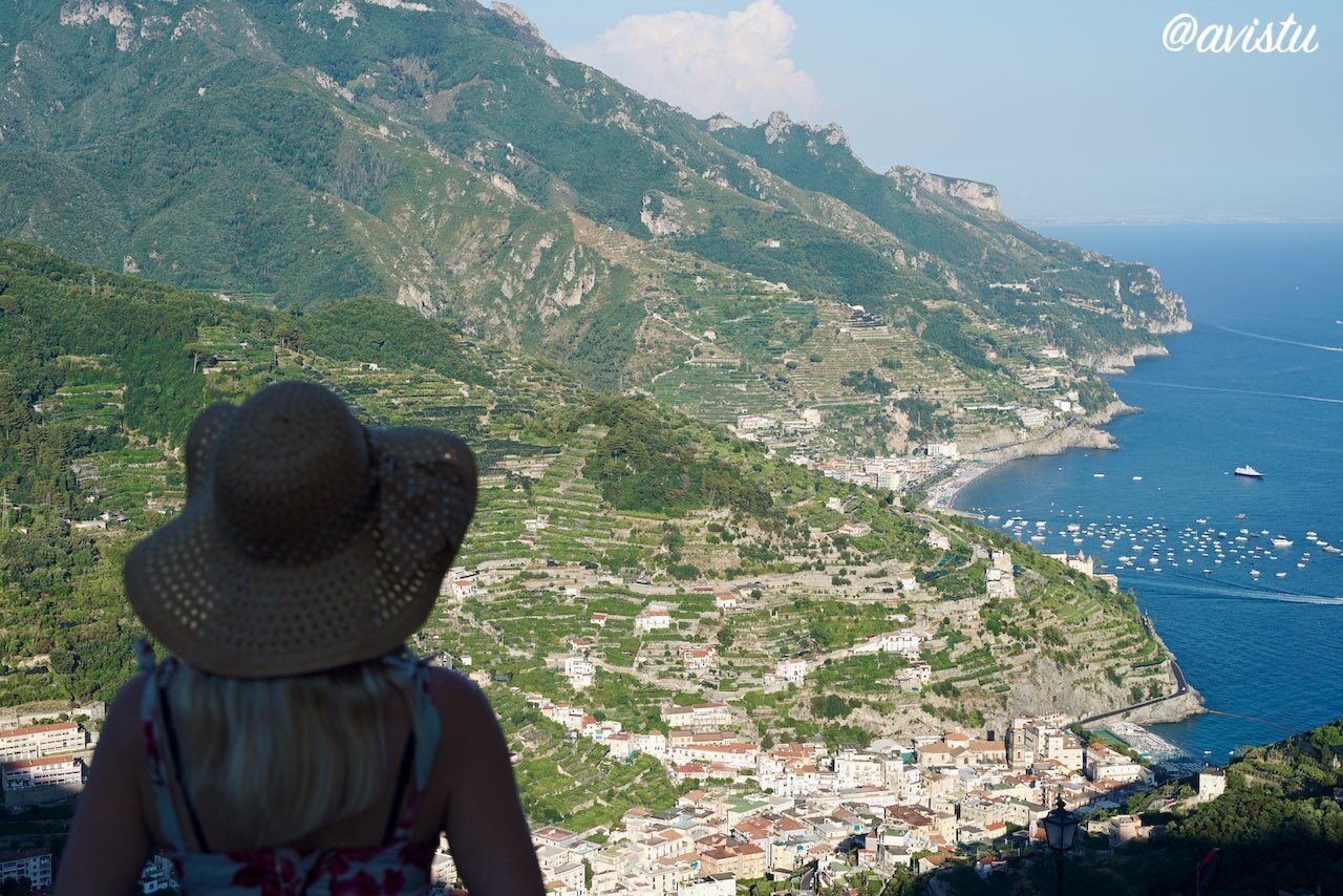 Maiori y la Costa Amalfitana desde Ravello [(c)Foto: @avistu]