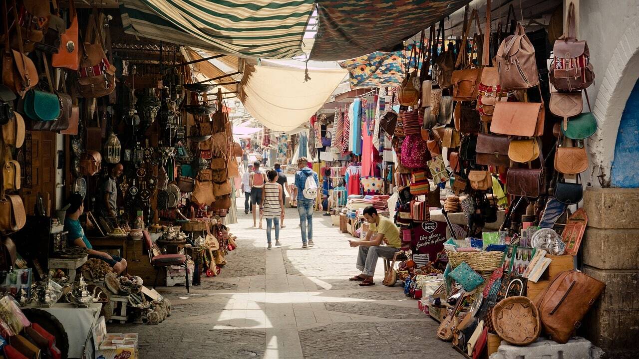 zoco en marruecos