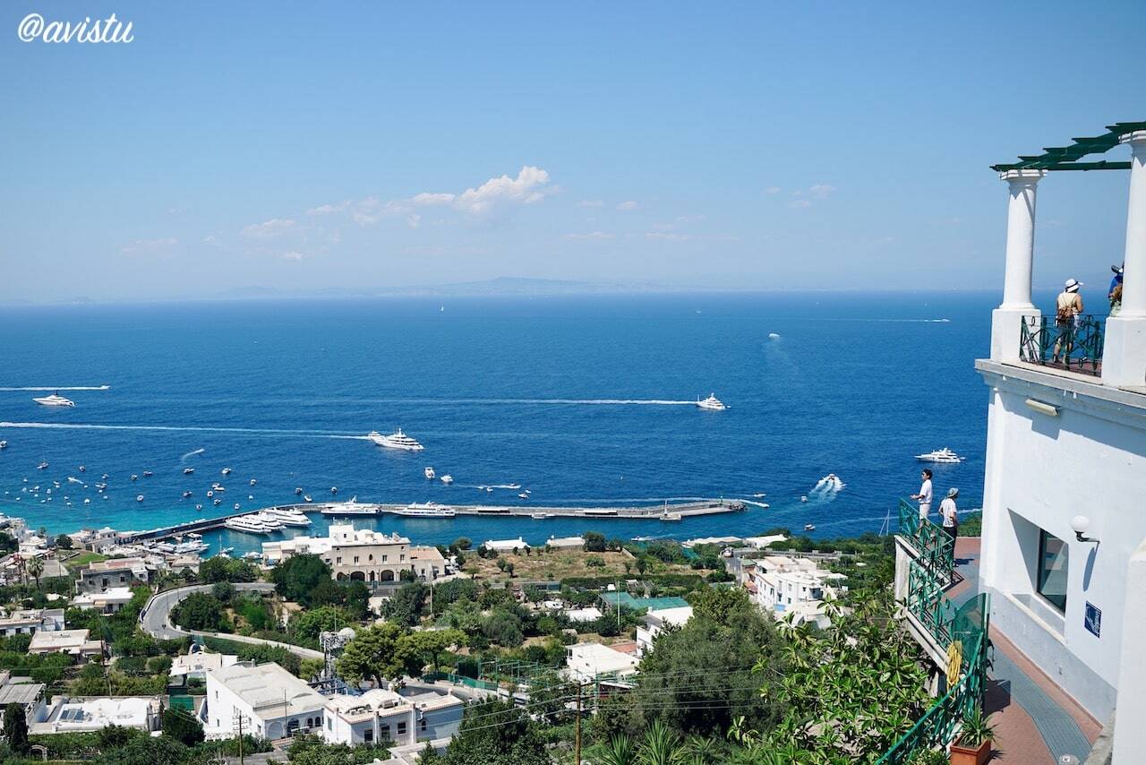 Vistas desde la Piazzeta de Capri, Isla de Capri [(c)Foto: avistu]