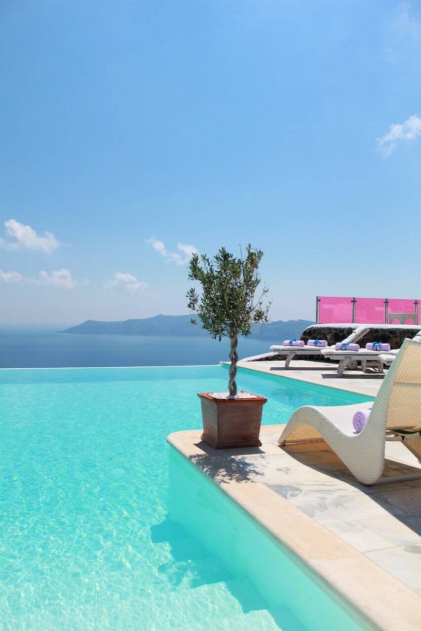 donde hospedarse en Santorini