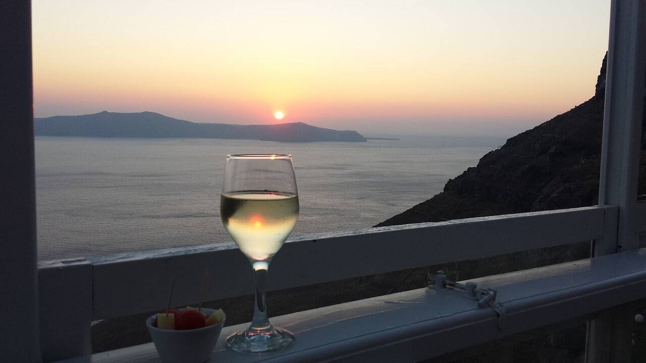 alojamiento en Santorini