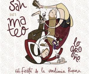 Cartel Fiestas San Mateo 2023 Logroño