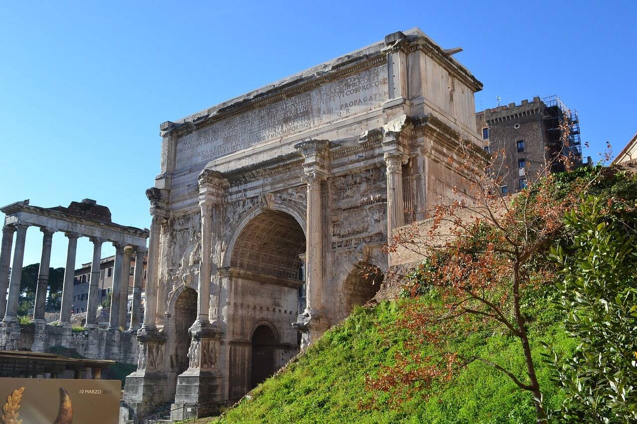 que ver foro romano y Monte Palatino