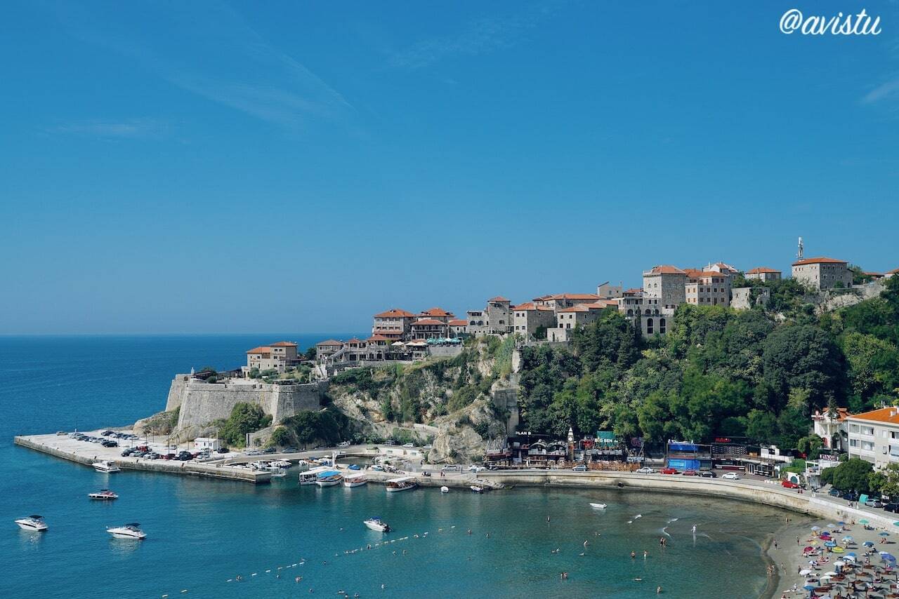 Panorámica del casco antiguo de Ulcinje, Montenegro [(c)Foto: @avistu]