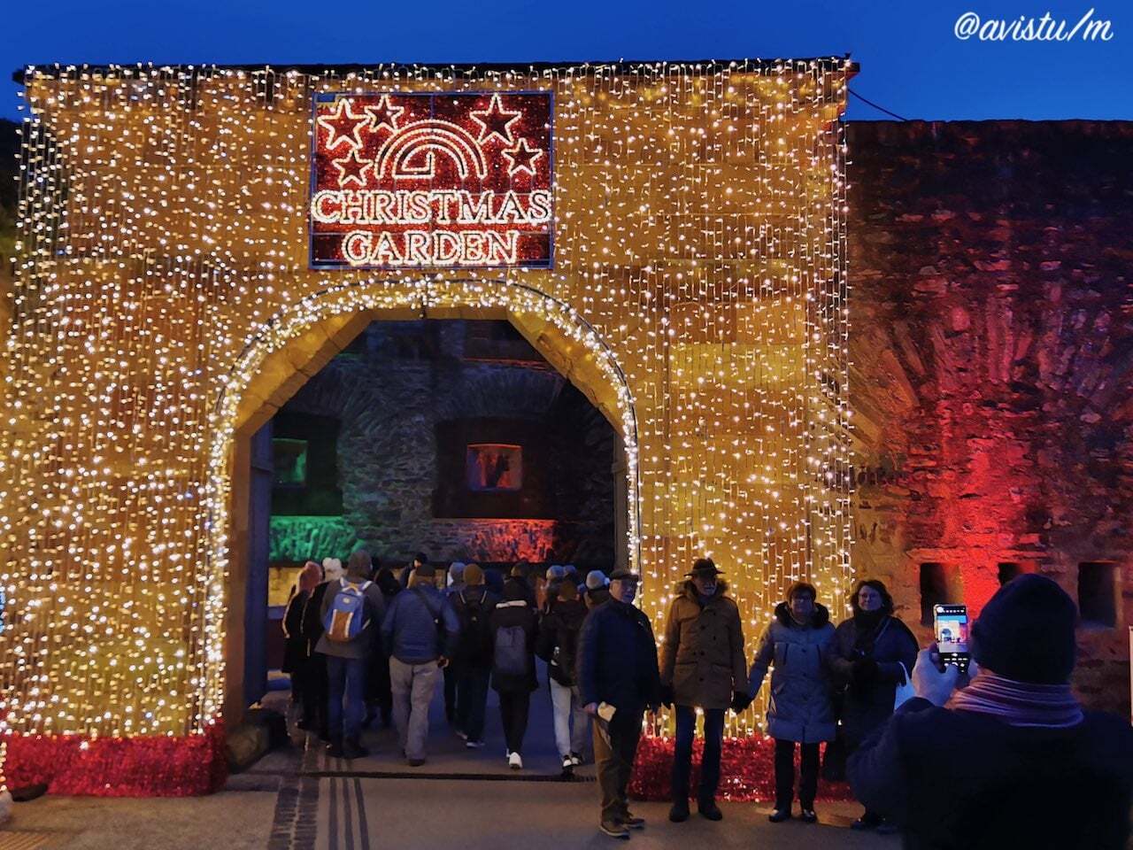 Entrada al Christmas Garden (Jardín de Navidad) en la Fortaleza de Ehrenbreitstein en Coblenza (Koblenz), Alemania [(c)Foto: @avistu]