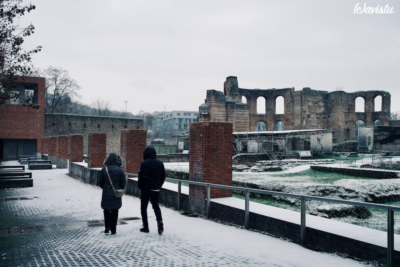 Acceso a las Termas Imperiales en Tréveris (Trier), Alemania [(c)Foto: @avistu]