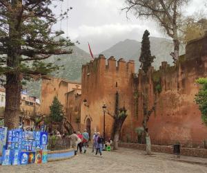 plaza en Chefchaouen