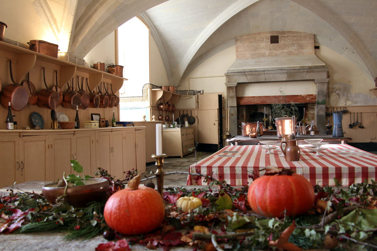 Cocina del Château de Serrant