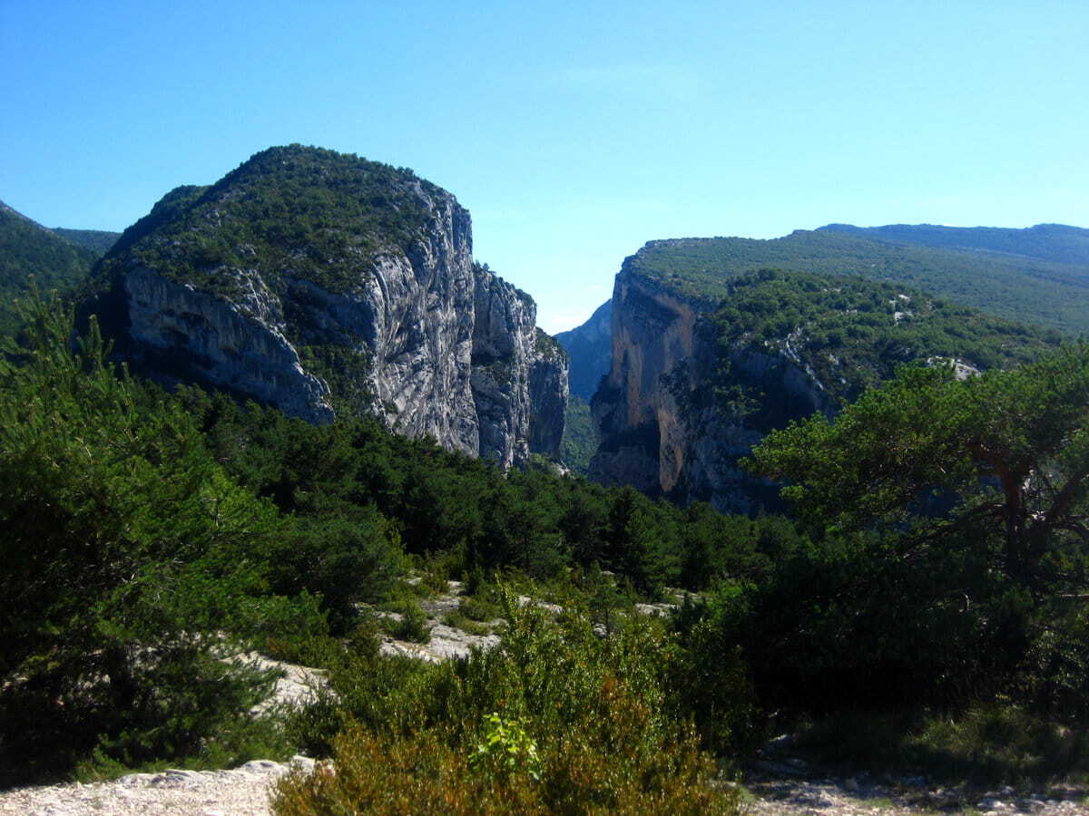El paisaje agreste del Parque Natural del Verdon