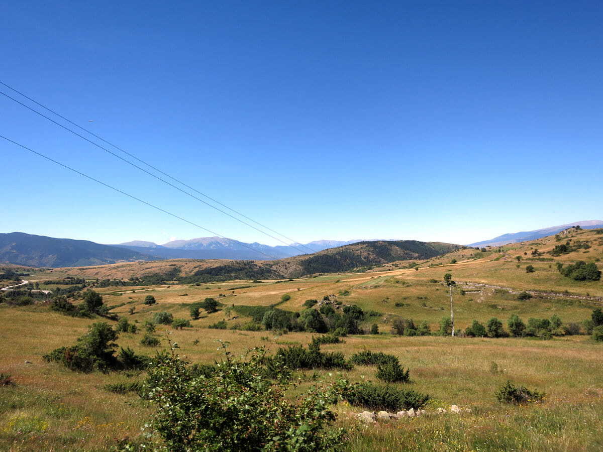Vistas a la Cerdanya francesa desde el Train Jaune