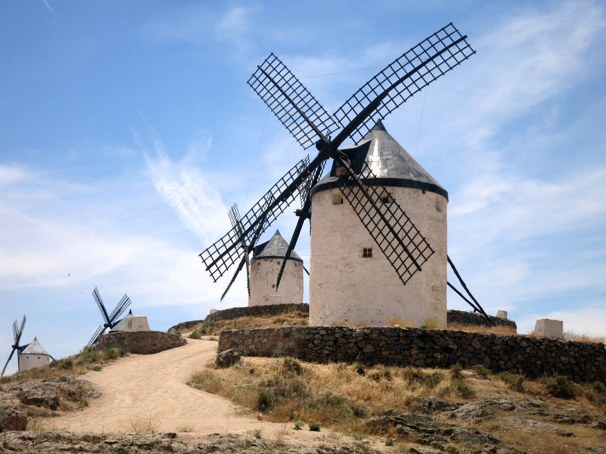 Molinos de viento Castilla en Consuegra