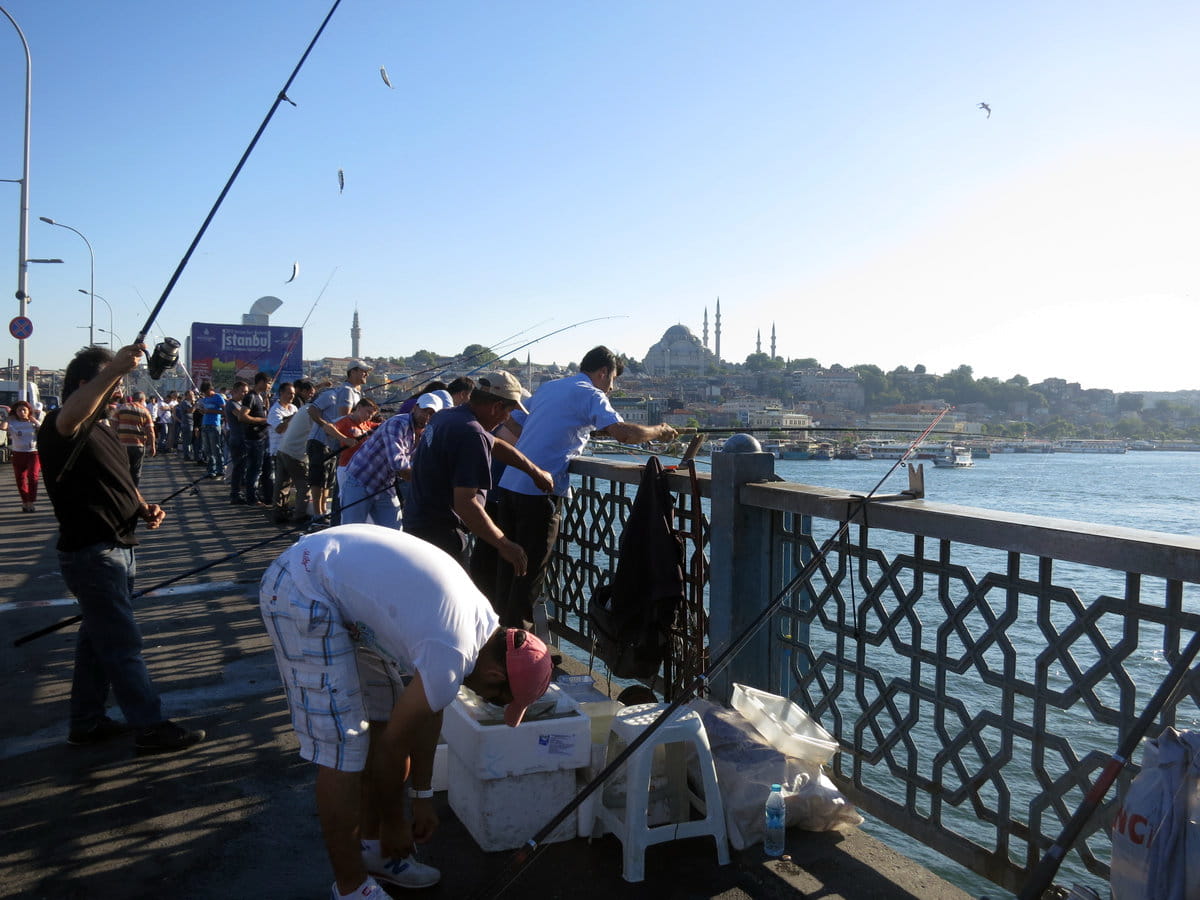 Pescando en el Bósforo