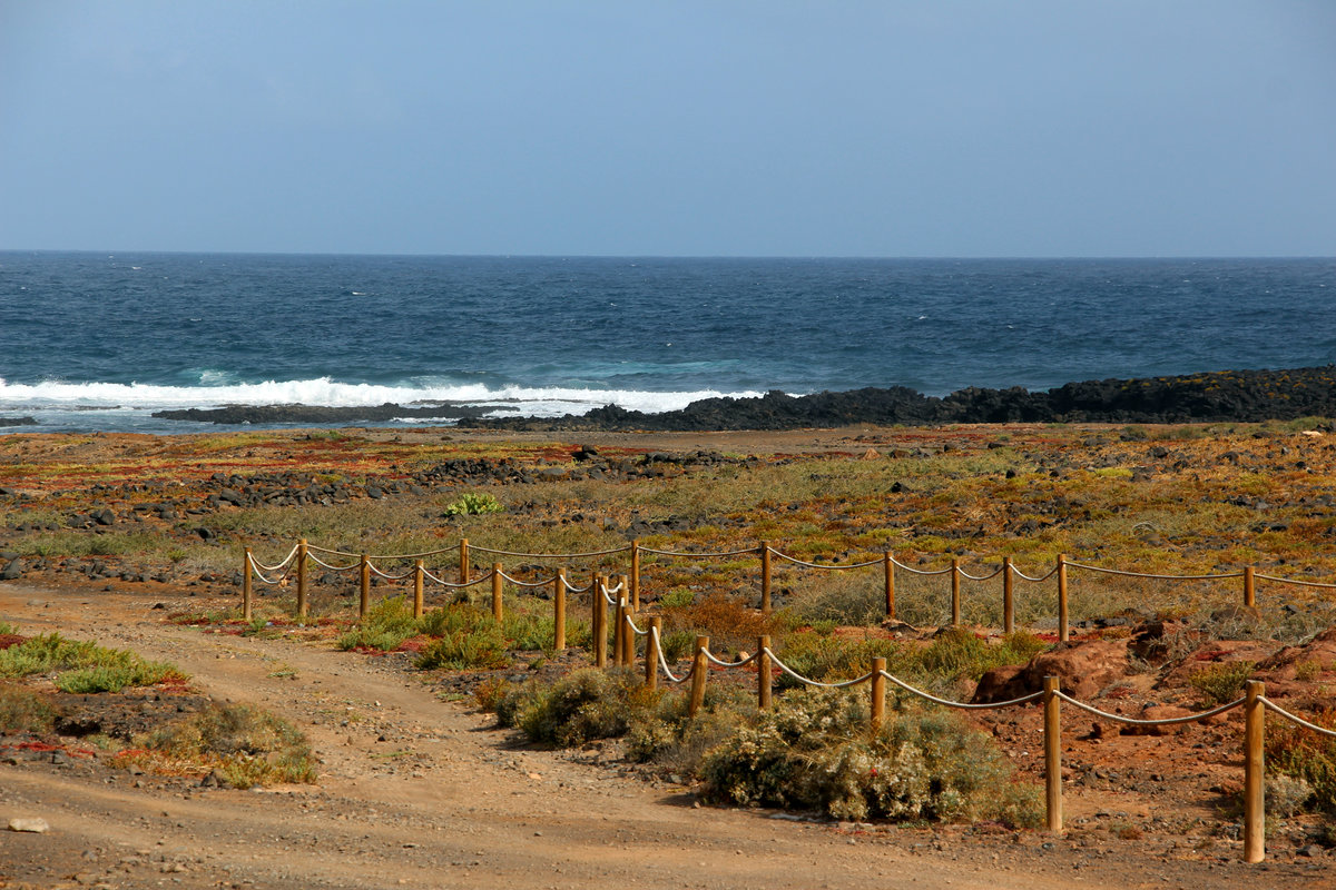 Perfil de la costa este de Gran Canarias