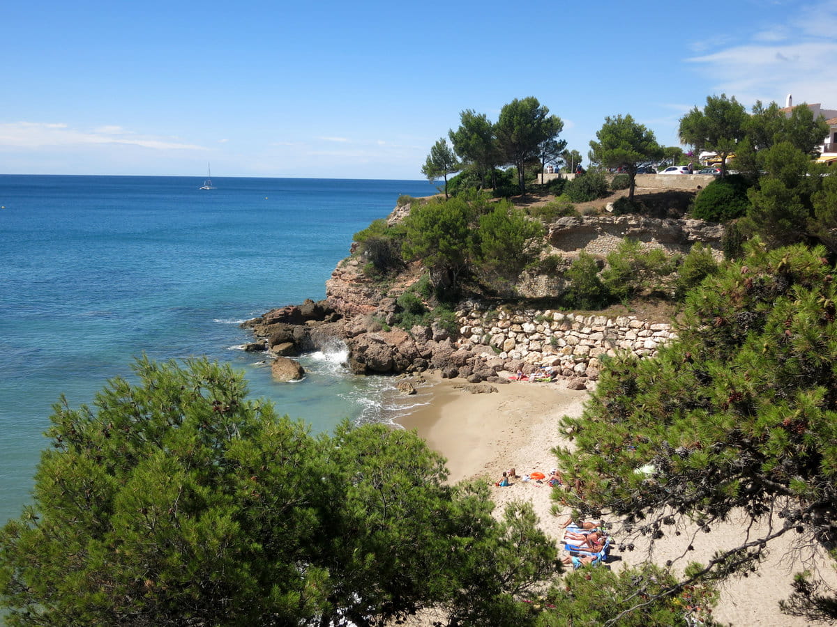 Una cala en Salou