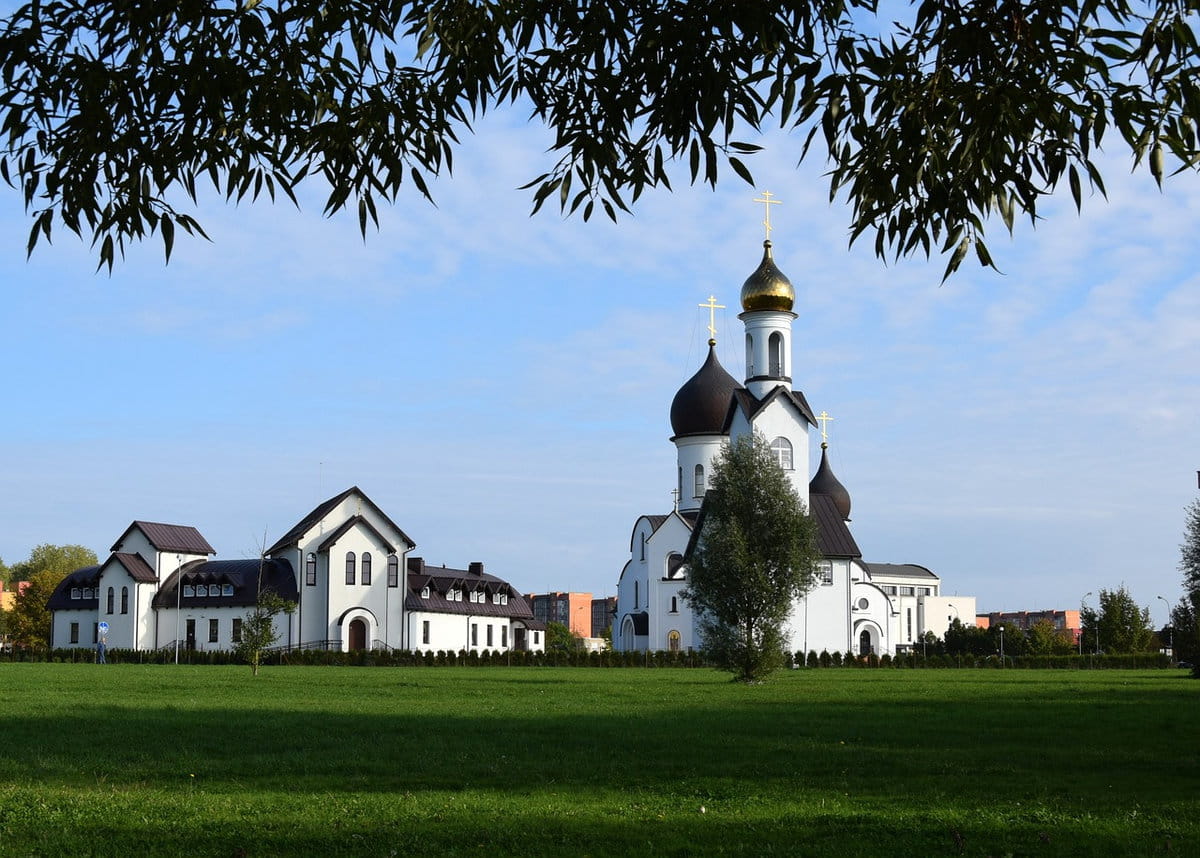 Un templo en Klaipėda, Lituania