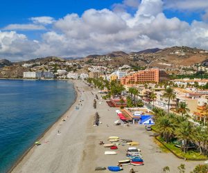 La playa de Almuñecar