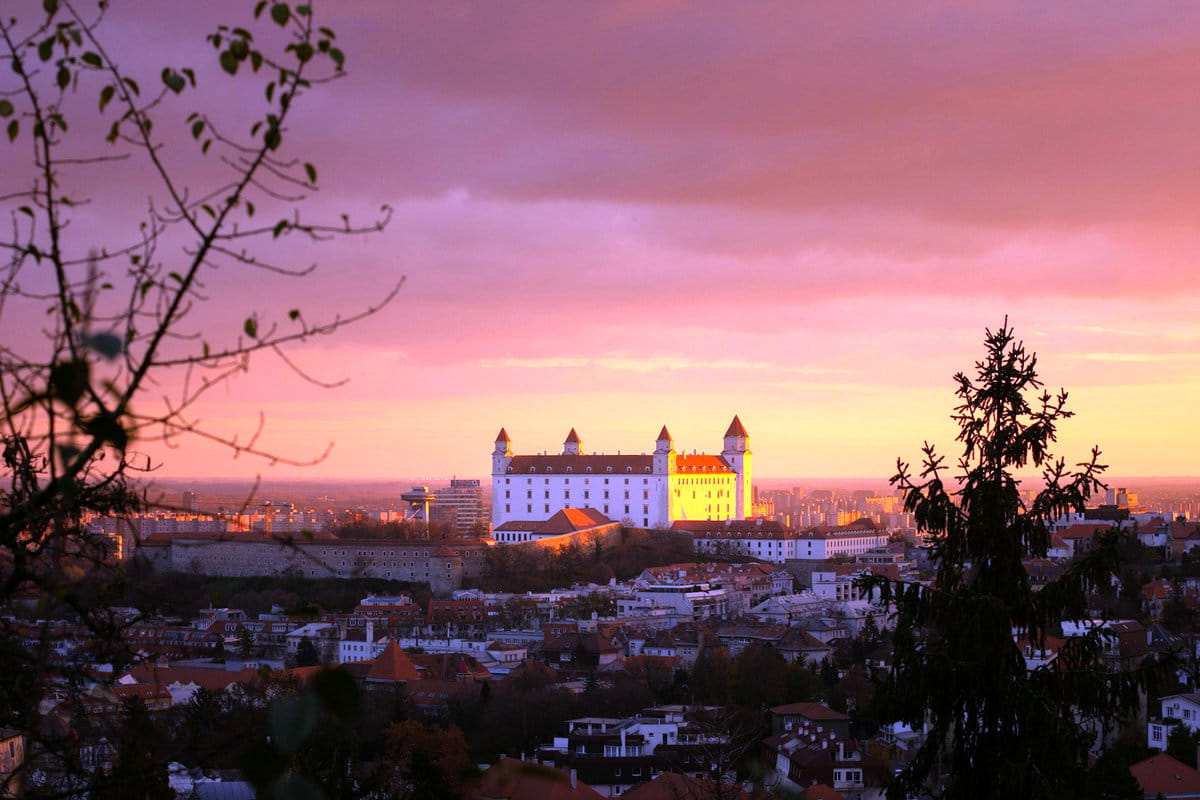 Atardecer en Bratislava