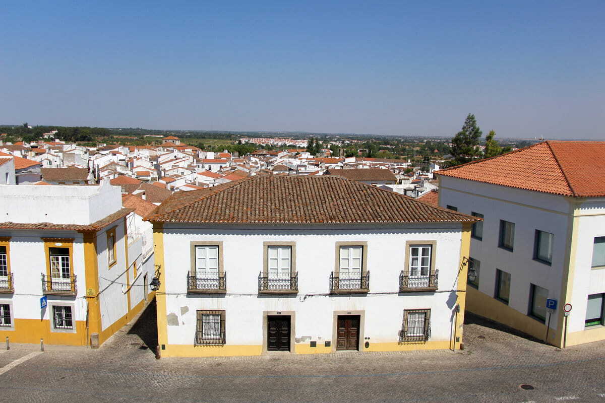 Casas en el centro histórico de Évora