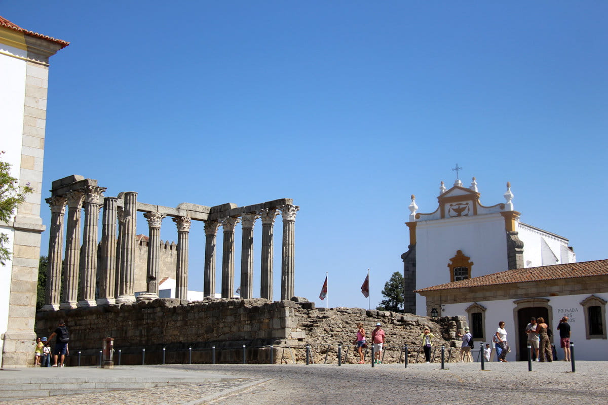 El templo romano de Évora
