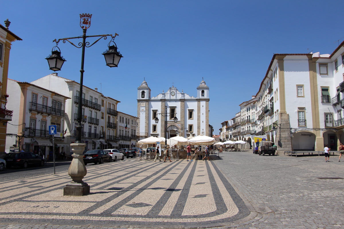 Praça do Giraldo en Évora