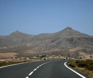 Carretera en Fuerteventura