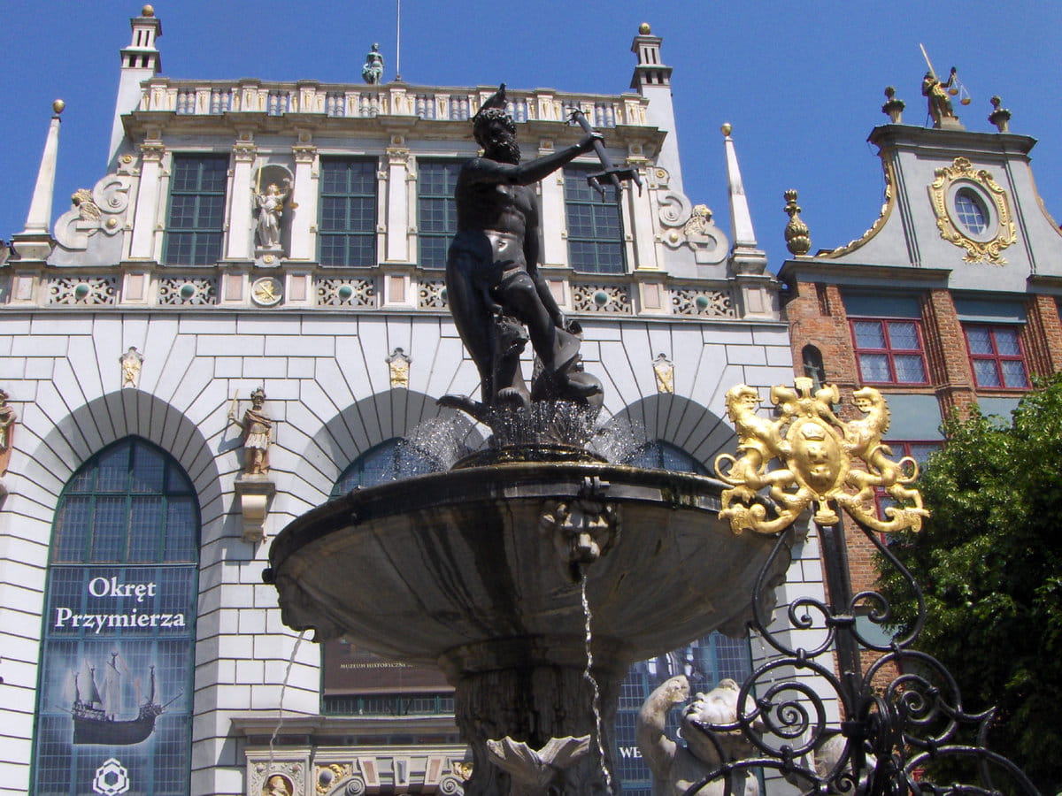 Estatua de Neptuno en Gdansk