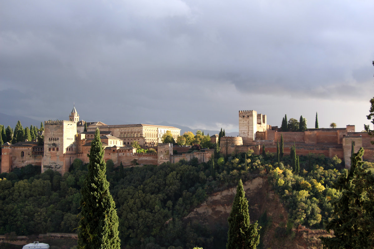 Vistas a la Alhambra en Granada