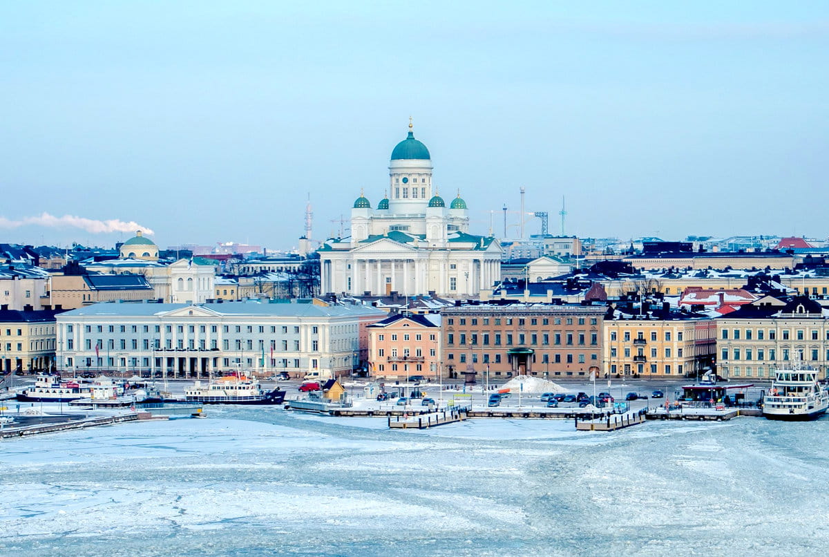 Helsinki bajo el hielo