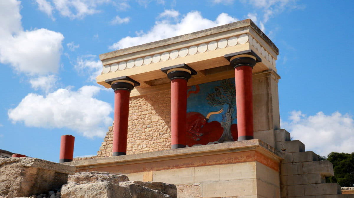 El Palacio de Knossos en Heraklion